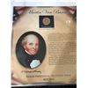 Image 1 : 1837-1841 MARTIN VAN BUREN President Dollar in Original Book Card