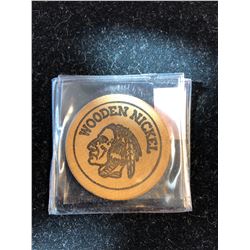 Wooden Nickel from TAOS NEW MEXICO Charley's Corner