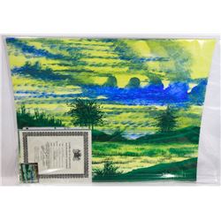 206) "IRISH GREENS" WILLIAM VERDULT OIL ON ARTIST