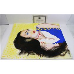 210) "MONIQUE" WILLIAM VERDULT OIL ON ARTIST PAPER