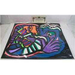 239) "THE STRENGTH OF MAN" WILLIAM VERDULT OIL ON