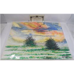 203) "HEAVEN'S WHISPER" WILLIAM VERDULT OIL ON