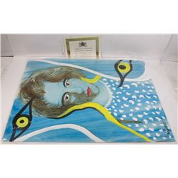 200) "FOREVER YOUNG" WILLIAM VERDULT OIL ON ARTIST