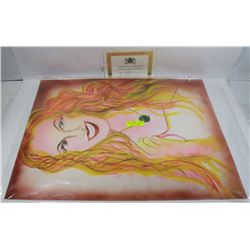 231) "SWEET CAROLINE (RED)" WILLIAM VERDULT OIL ON