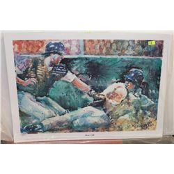 22) "CLOSE CALL" DAZZIO,FWS PRINT. 62.5X47CM.