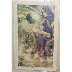 81) "MISTRESS OF MAGIC" MICHAEL R. WHIPPLE PRINT