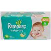 Image 1 : CASE OF 92 PAMPERS BABY DRY DIAPERS SIZE 4