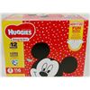 Image 1 : CASE OF 116 HUGGIES SNUG AND DRY DIAPERS SIZE 2
