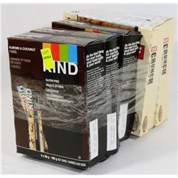 BUNDLE OF CLIF BARS AND KIND BARS