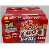 Image 1 : 4 BOXES OF ASSORTED FULL SIZE CHOCOLATE BARS