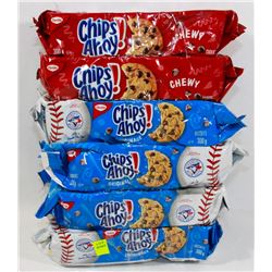 6 ASSORTED PACKS OF CHIPS AHOY COOKIES
