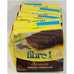 4 BOXES OF FIBRE 1 BROWNIES