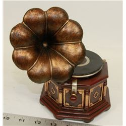 NEW GRAMOPHONE ANTIQUE LOOKING PIGGY