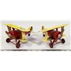 Image 1 : TWO METAL WAR TIME AIRPLANES