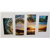 Image 3 : NEW 4 PANEL MODERN SEASCAPE PRINT ON CANVAS