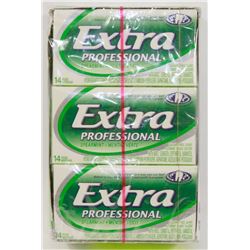 FULL CASE OF EXTRA PROFESSIONAL SPEARMINT GUN