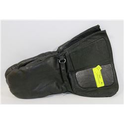 SIZE 10 LEATHER SNOW MOBILE GLOVES