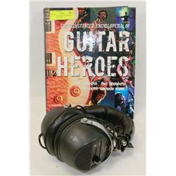 VINTAGE AUDITION HEADPHONES AND ILLUSTRATED