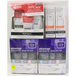 BUNDLE OF ASSORTED ACNE TREATMENT