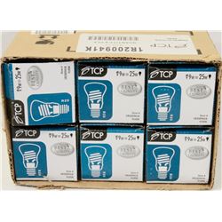 CASE OF 4100K COMPACT FLORESCENT 25W EQUIVALENT