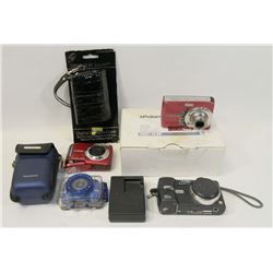 BAG OF STORAGE LOCKER UNTESTED CAMERAS