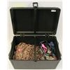 Image 1 : CASE FULL OF FASHION JEWELRY, LANYARDS, KEYCHAINS,