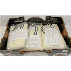 FLAT OF 3 VINTAGE VIRGIN V-NECK WOOL SWEATERS SIZE