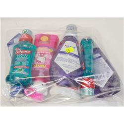 BAG OF ASSORTED MOUTH WASH
