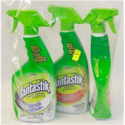 3 ASSORTED BOTTLE OF FANTASTIK
