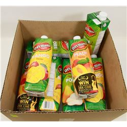 BOX OF PEACH AND MANGO JUICE