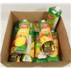 Image 1 : BOX OF PEACH AND MANGO JUICE