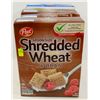 Image 1 : 3 BOXES OF SHREDDED WHEAT & BRAN CEREAL WITH