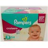 Image 1 : CASE OF 84 PAMPERS CURSERS DIAPERS SIZE 3