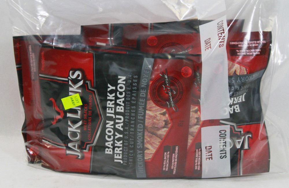 BAG OF JACK LINKS BACON JERKY