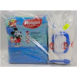 BAG OF ASSORTED BABY WIPES