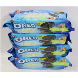 4 PACKS OF OREO THINS PISTACHIO FLAVOUR