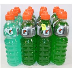 12 ASSORTED BOTTLES OF GATORADE