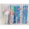Image 1 : LARGE BAG OF ASSORTED TOOTHPASTE