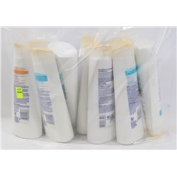 BAG OF ASSORTED DOVE SHAMPOOS