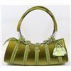 Image 1 : SNAKESKIN STYLE PURSE (GREEN)