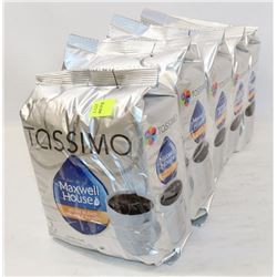 5 BAGS OF MAXWELL HOUSE ,HOUSE BLEND TASSIMO CUPS