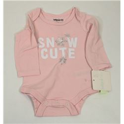 0-3 MONTH INDIGO ONESIE