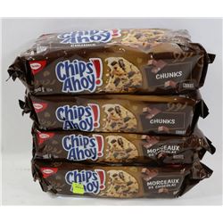 4 PACKS OF CHIPS AHOY CHUNKS COOKIES