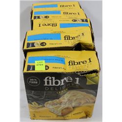 5 BOXES OF FIBER 1 DELIGHTS LEMON FLAVOUR BARS
