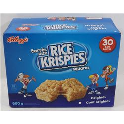 30 PACK OF KELLOGG'S RICE KRISPIES