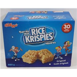 30 PACK OF KELLOGG'S RICE KRISPIES