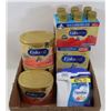Image 1 : BOX OF ASSORTED ENFAMIL BABY FOOD/ FORMULA