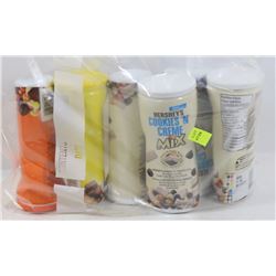 BAG WITH OH HENRY MIX, HERSHEYS COOKIES N CREAM MX