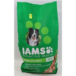 BAG OF IAMS PROACTIVE HEALTH MINI CHUNKS DOG FOOD