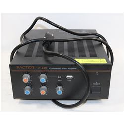 FACTOR V-430 COMMERCIAL MIXER AMPLIFIER